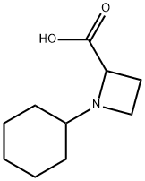 1-CYCLOHEXYL-2-AZETIDINECARBOXYLIC ACID Structural