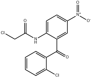 2-(2-Chloroacetamido)-5-nitro-2'-chlorobenzophenone Structural Picture