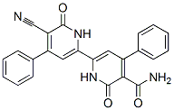 5'-Cyano-1,1',6,6'-tetrahydro-6,6'-dioxo-4,4'-diphenyl-2,2'-bipyridine-5-carboxamide Structural