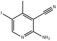 2-Amino-5-iodo-4-methylpyridine-3-carbonitrile Structural