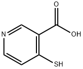 4-Mercaptopyridine-3-carboxylic acid Structural