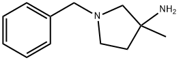 1-Benzyl-3-methylpyrrolidin-3-ylamine Structural