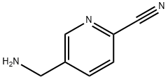 2-Pyridinecarbonitrile,5-(aminomethyl)-(9CI) Structural