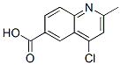 4-CHLORO-2-METHYLQUINOLINE-6-CARBOXYLIC ACID Structural