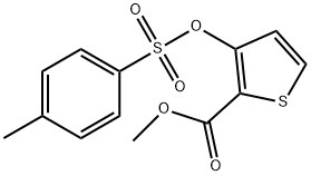 methyl 3-(tosyloxy)thiophene-2-carboxylate Structural