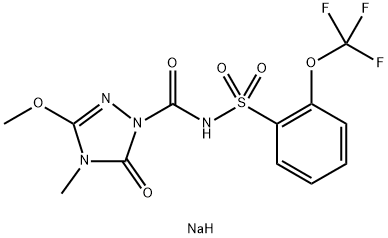 Flucarbazone sodium Structural