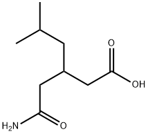 3-Carbamoymethyl-5-methylhexanoic acid Structural Picture