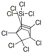 trichloro(1,4,5,6,7,7-hexachloro-5-norbornen-2-yl)silane Structural