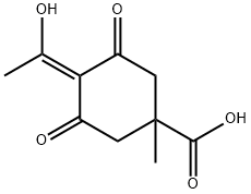 4-ACETYL-3,5-DIOXO-1-METHYLCYCLOHEXANECARBOXYLIC ACID Structural