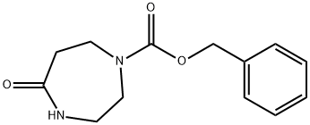 1-Cbz-[1,4]diazepan-5-one Structural