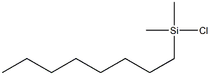 n-Octyldimethylchlorosilane Structural