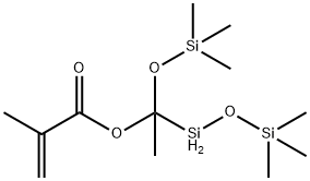 (METHACRYLOXYMETHYL)BIS(TRIMETHYLSILOXY)METHYLSILANE Structural