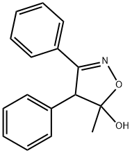 5-METHYL-3,4-DIPHENYL-4,5-DIHYDROISOXAZOL-5-OL Structural