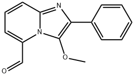 2-(3-METHOXY-PHENYL)-IMIDAZO[1,2-A]PYRIDINE-3-CARBOXALDEHYDE Structural