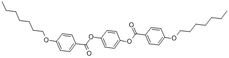 p-PhenyleneBis(p-heptyloxybenzoate) Structural