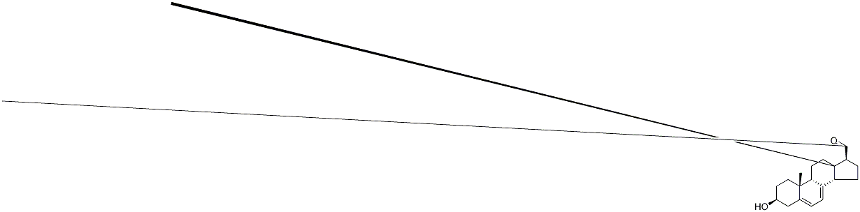 (3β,9β,10α)-3-Hydroxy-pregna-5,7-dien-20-one Structural