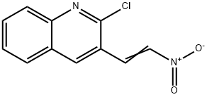 E-2-CHLORO-3-(2-NITRO)VINYLQUINOLINE Structural