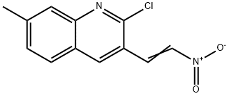 E-2-CHLORO-7-METHYL-3-(2-NITRO)VINYLQUINOLINE Structural