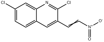 E-2,7-DICHLORO-3-(2-NITRO)VINYLQUINOLINE Structural