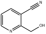 3-Pyridinecarbonitrile,2-(hydroxymethyl)-(9CI) Structural