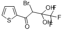 2-BROMO-4,4,4-TRIFLUORO-3,3-DIHYDROXY-1-(2-THIENYL)BUTAN-1-ONE