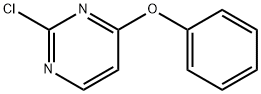 Pyrimidine, 2-chloro-4-phenoxy- Structural