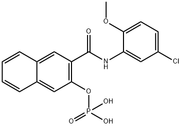 NAPHTHOL AS-CL PHOSPHATE Structural