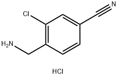 4-(aminomethyl)-3-chlorobenzonitrile Structural