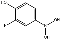 (3-FLUORO-4-HYDROXYPHENYL)BORONIC ACID Structural