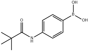 4-PIVALAMIDOPHENYLBORONIC ACID Structural