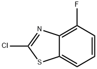 2-Chloro-4-fluorobenzothiazole Structural