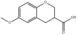 6-METHOXY-CHROMAN-3-CARBOXYLIC ACID Structural