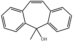 5-Hydroxy-5-methyl-5H-dibenzo[a,d]cycloheptene Structural