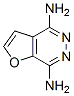 Furo[2,3-d]pyridazine, 4,7-diamino- (8CI) Structural