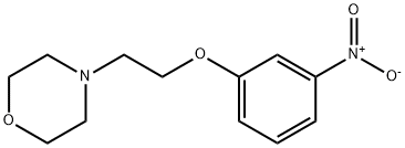 4-[2-(3-NITROPHENOXY)ETHYL]MORPHOLINE Structural