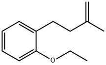 4-(2-ETHOXYPHENYL)-2-METHYL-1-BUTENE Structural