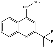 1-[2-(TRIFLUOROMETHYL)-4-QUINOLYL]HYDRAZINE Structural