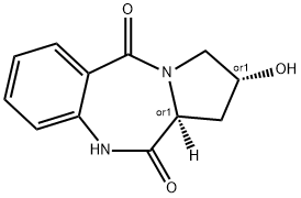 (2R,11AS)-2-HYDROXY-1,2,3,11A-TETRAHYDRO-10H-PYRROLO[2,1-C][1,4]-BENZODIAZEPINE-5,11-DIONE