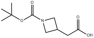 N-Boc-3-azetidine acetic acid Structural