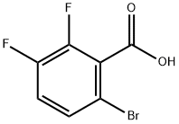 2,3-DIFLUORO-6-BROMOBENZOIC ACID Structural