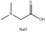 N N-DIMETHYLAMINOACETIC ACID SODIUM SALT Structural