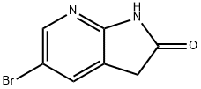 5-BROMO-1H-PYRROLO[2 , 3-B]PYRIDIN-2(3H)-ONE Structural