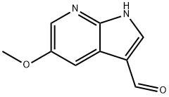 1H-Pyrrolo[2,3-b]pyridine-3-carboxaldehyde, 5-methoxy-