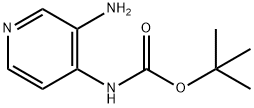 Carbamic acid, (3-amino-4-pyridinyl)-, 1,1-dimethylethyl ester (9CI) Structural