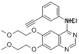 Erlotinib hydrochloride  Structural