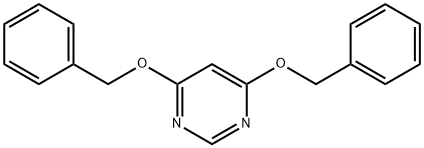 4,6-BIS(BENZYLOXY)PYRIMIDINE Structural