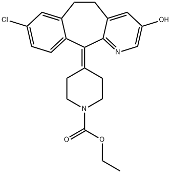 4-(8-Chloro-5,6-dihydro-3-hydroxy-11H-benzo[5,6]cyclohepta[1,2-b]pyridin-11-ylidene)-1-piperidinecarboxylic Acid Ethyl Ester