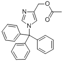 (1-TRITYL-1H-IMIDAZOL-4-YL)METHYL ACETATE Structural