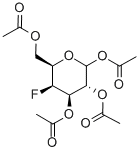 1,2,3,6-TETRA-O-ACETYL-4-DEOXY-4-FLUORO-D-GALACTOPYRANOSE Structural