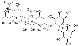 ALPHA-NEU5AC-[2->8]-ALPHA-NEU5AC-[2->3]-BETA-D-GAL-[1->4]-D-GLC SODIUM SALT